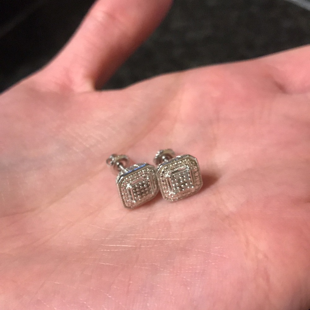 Brand New Zara Silver Stud Earrings